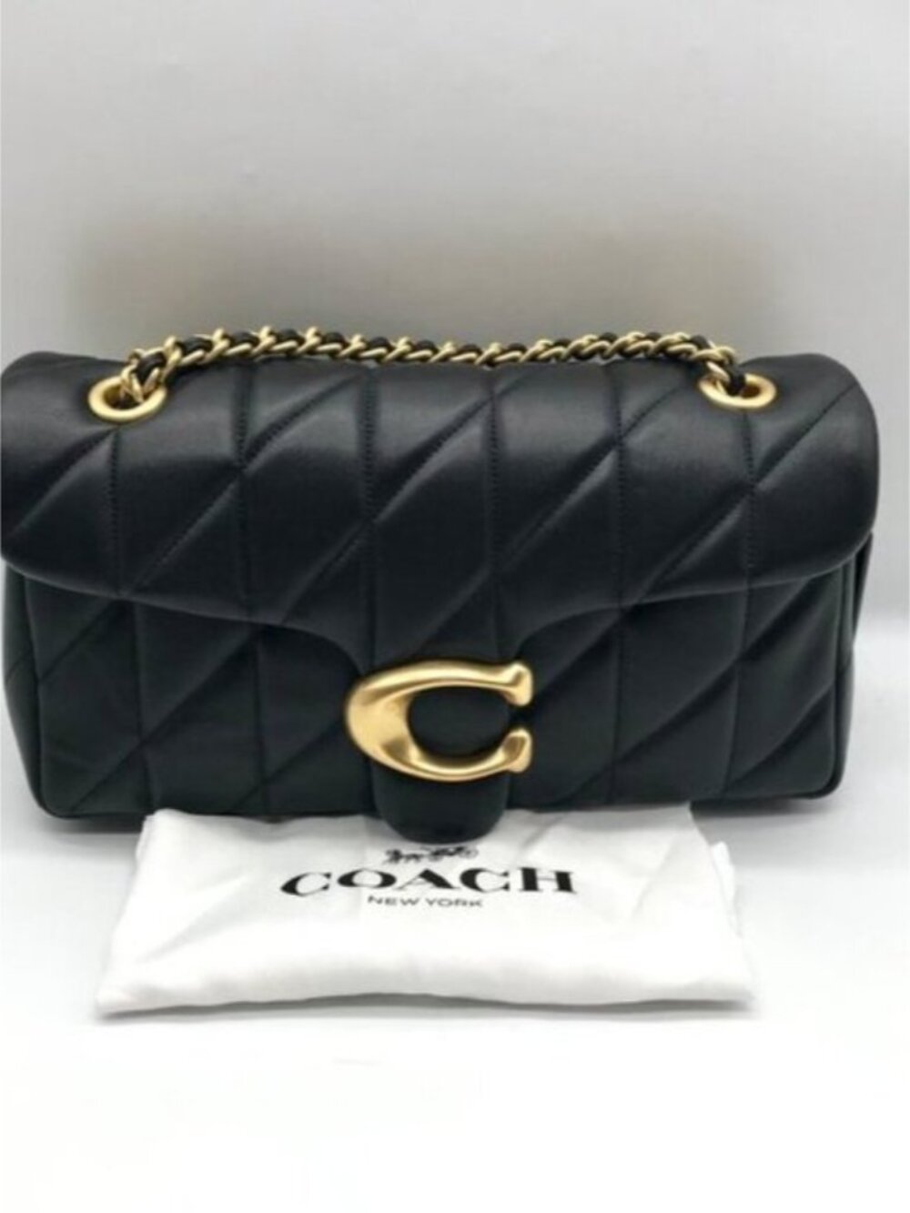 Coach Black Pillow Quilted Leather Tabby 26 Shoulder Bag CP150 - Picture 10 of 12